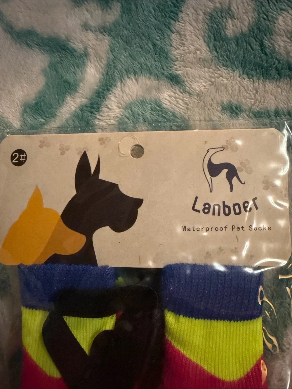 Waterproof dog socks